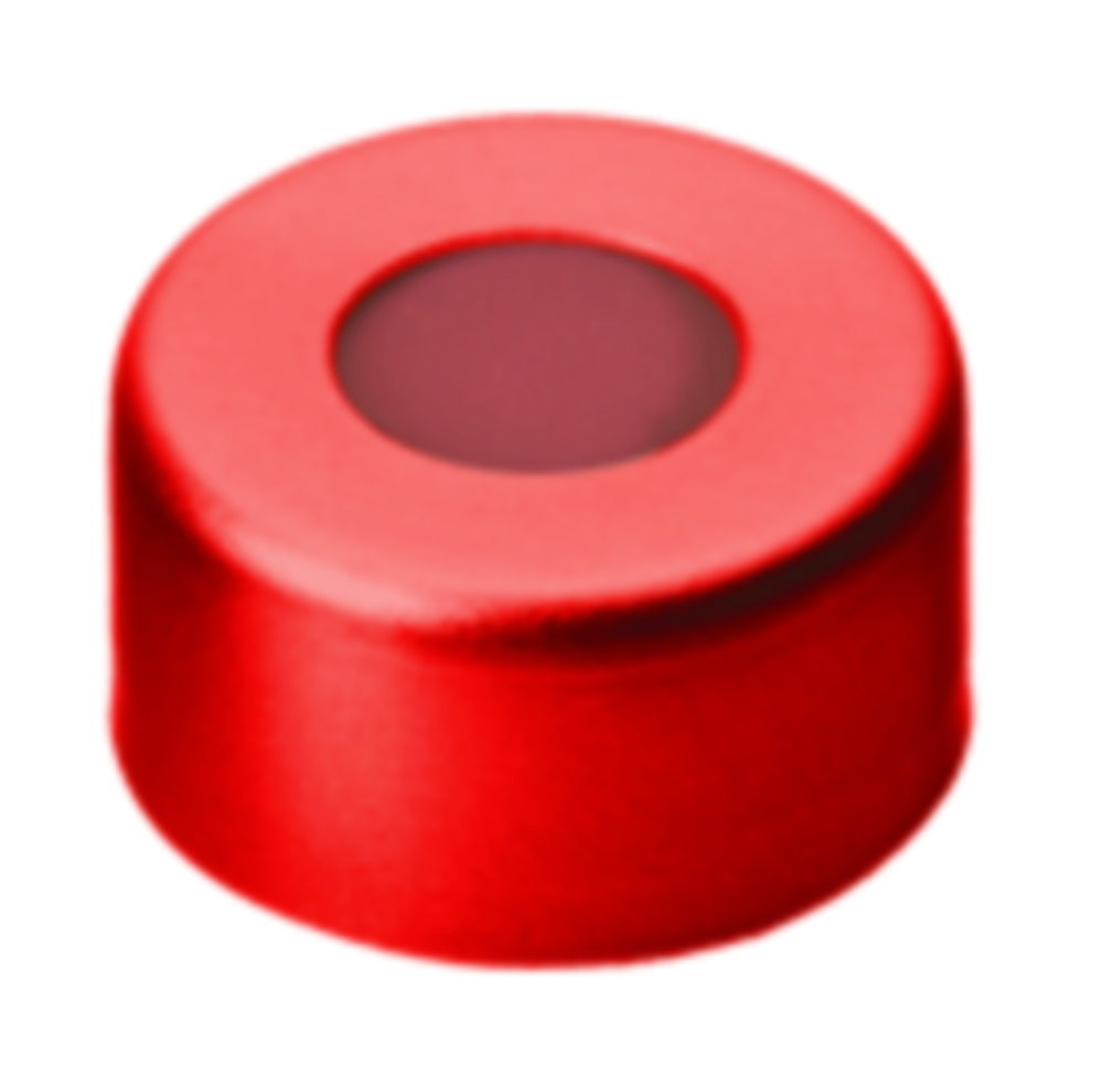 [7300348] Crimp seals, LLG, N 11, alu w. hole, red, butyl/PTFE 45 A