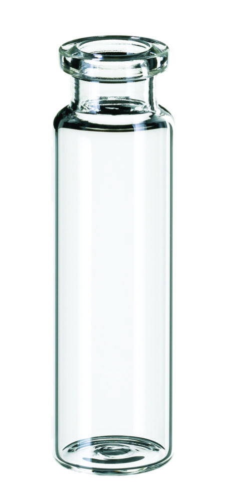 [7401840] Headspace vials w. crimp neck, LLG, N 20 DIN crimp, flat bottom, 20 mL, clear