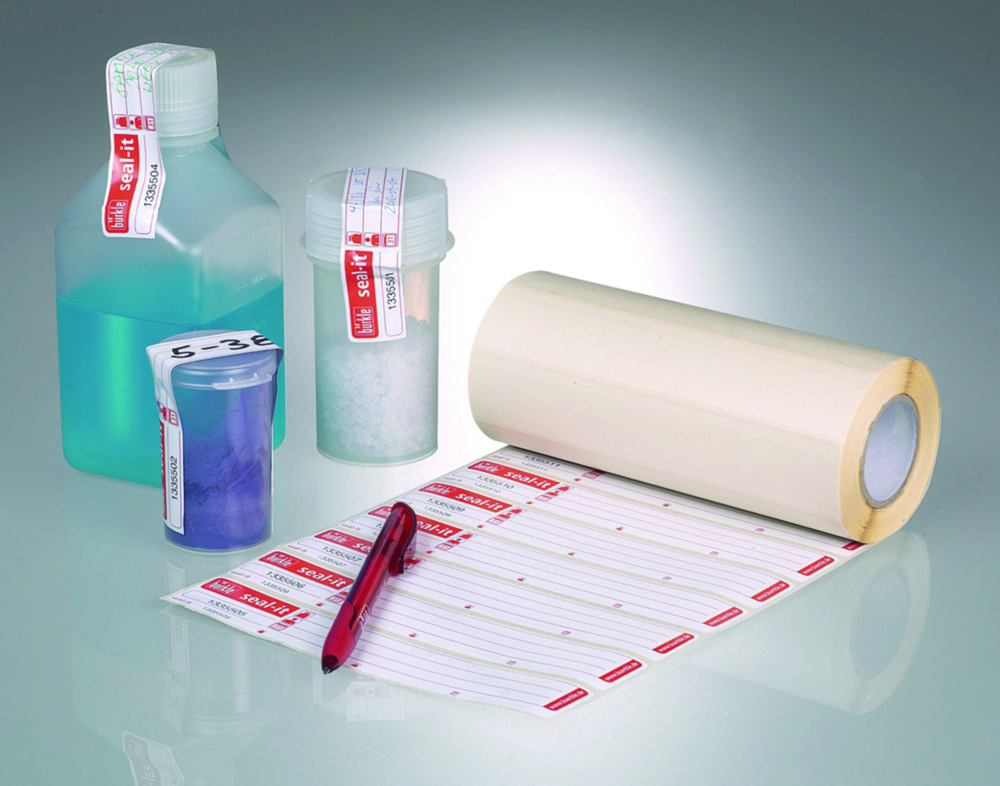 [7622477] Seal-it labels red /neutral, roll with 500 pcs.