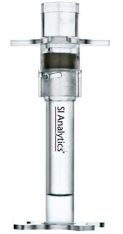 Electrode storage vial, SI Analytics, plastic, w. lock