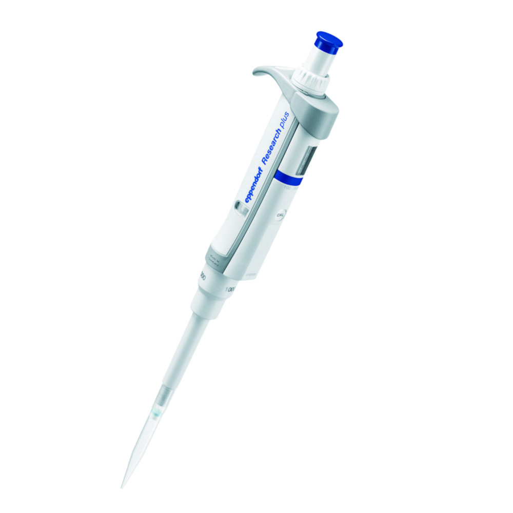 Pipette, Eppendorf, Research® plus , 1 channel, 100 - 1000 µL, (GLP)