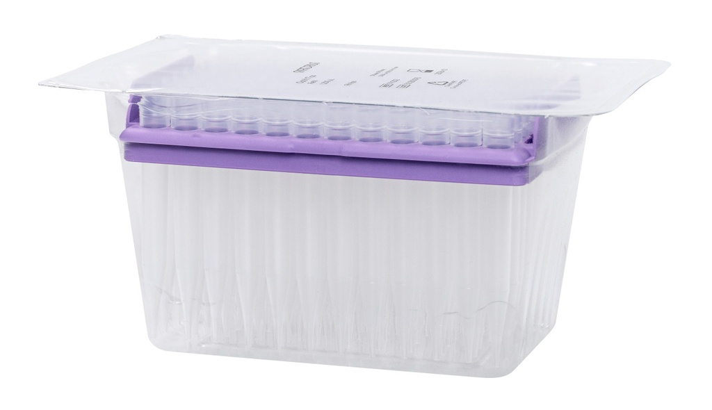 [7658803] Optifit-Pipette tips, Sartorius, 50-1200 µl, length 71,5 mm, refill pack with 10x96 pcs, sterile