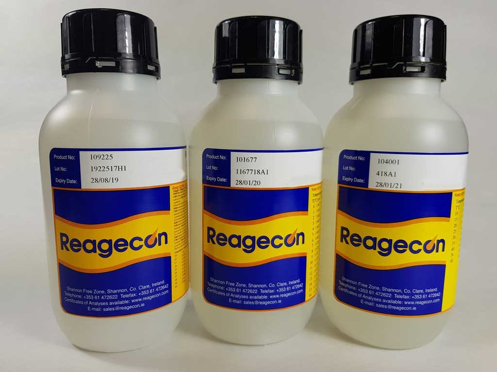 Buffer, Reagecon, pH 4,65 ± 0,01, 25 °C, DIN 19267, 1 L