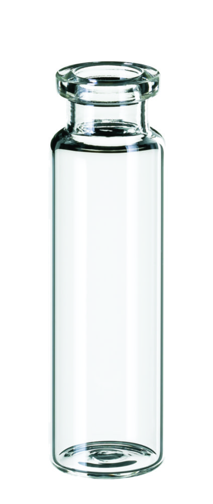 [9003452] Headspace vials w. crimp neck, LLG, N 20 DIN crimp, flat bottom, 20 mL, clear