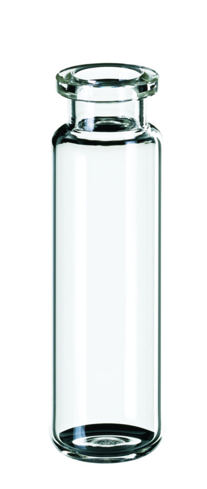 [9003453] Headspace vials w. crimp neck, LLG, N 20 DIN crimp, rounded bottom, 20 mL, clear