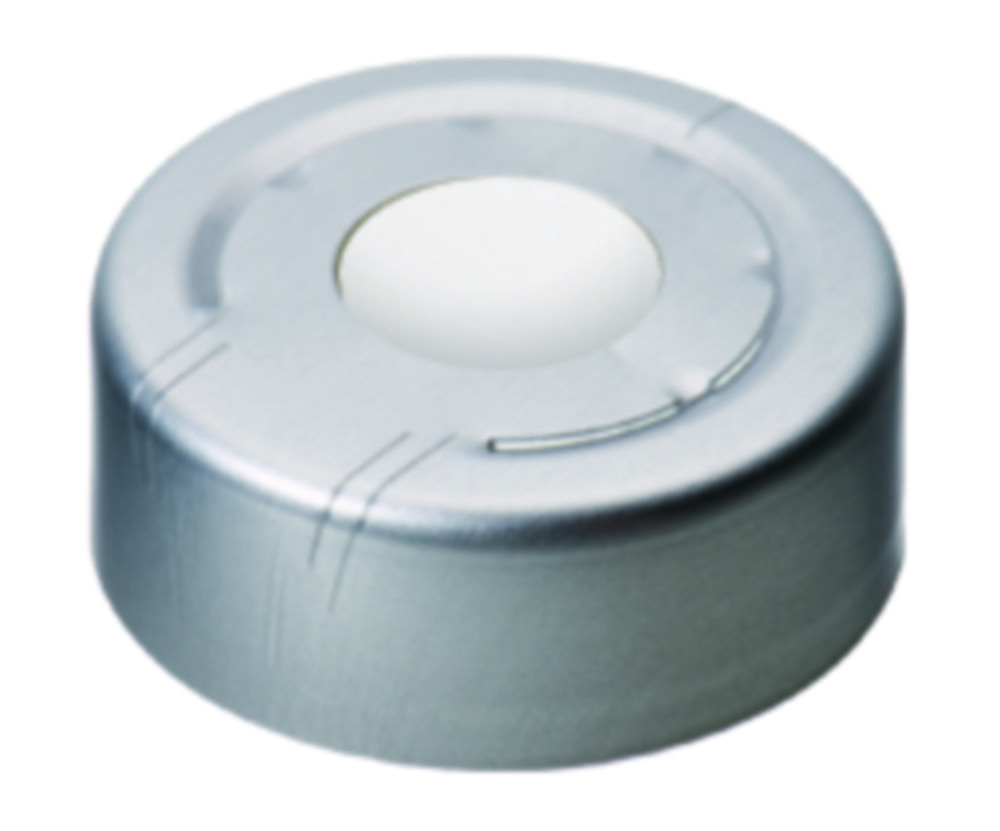 [9003456] Crimp seals for headspace vials, LLG, N 20, alu pressure release seals, silicone/PTFE 45 A