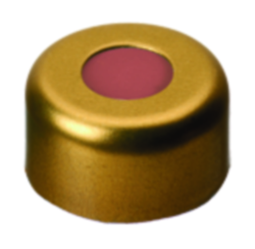 [9003459] Crimp seals, LLG, N 11, alu w. hole, gold, butyl/PTFE 45 A