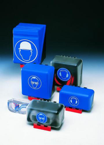 [9005504] Storage box (Eye/ear), Gebra SecuBox Midi, blue