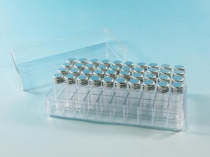 [9010606] Storage box, PP for 49 culture tubes 50x14 mm