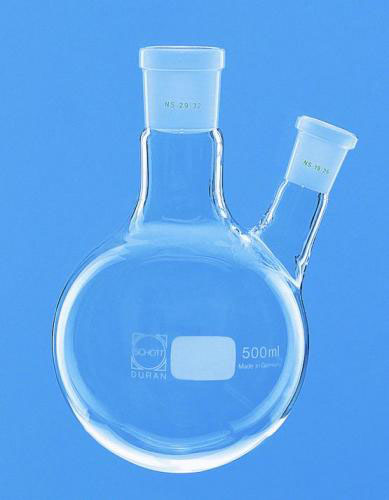 [9011908] Round bottom flasks with two g round glass joint n