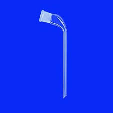 [9012605] Delivery adapter, bent, socket NS 14/23, 190 mm