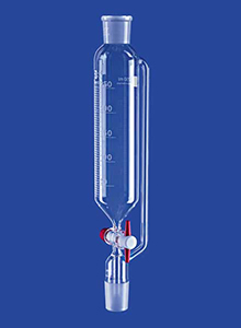 lDropping funnels, ground glass joint, cylindrical