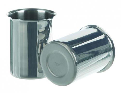 Beakers, stainless steel, Capa city 5000 ml, Dia.