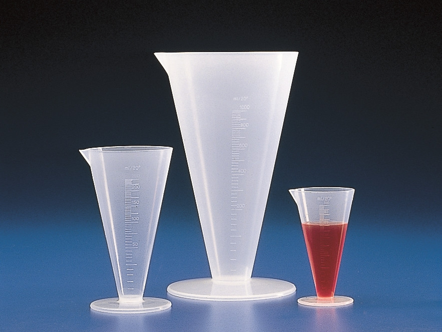 [9013775] Measures, PP, conical form, gr aduated, Capacity 5