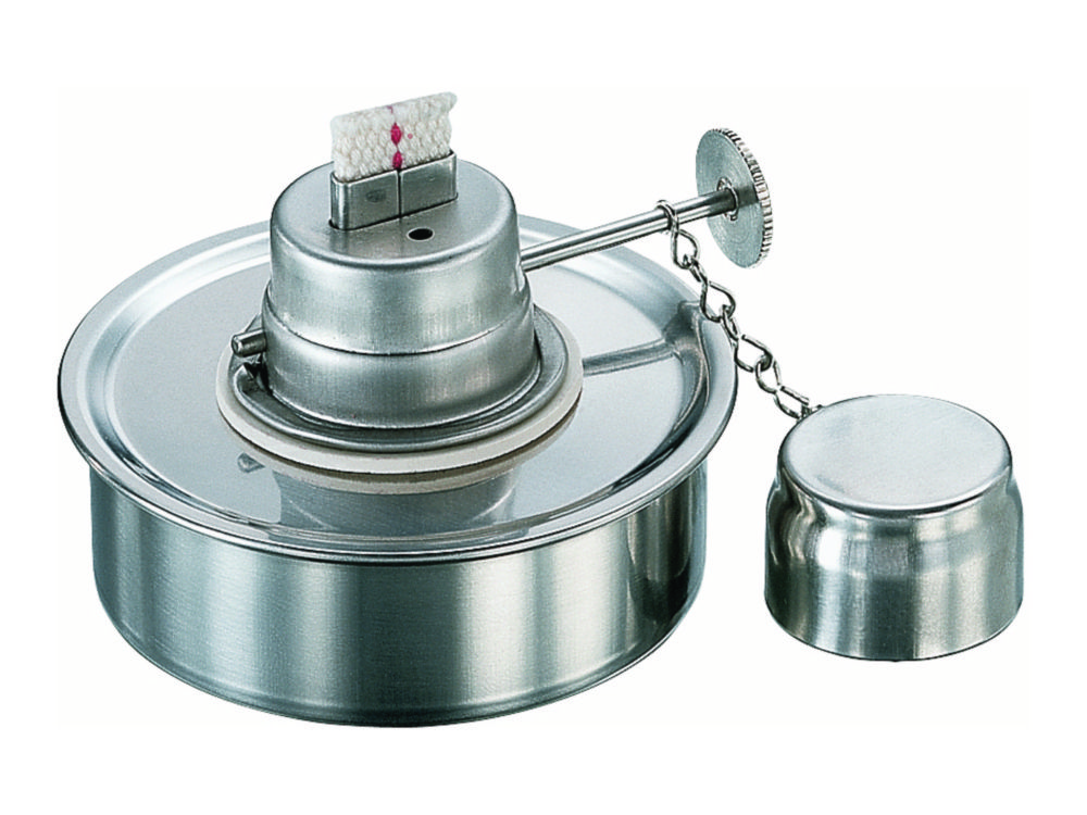 [9018560] Spirit burner, 18/8 steel, Typ e Spirit burner