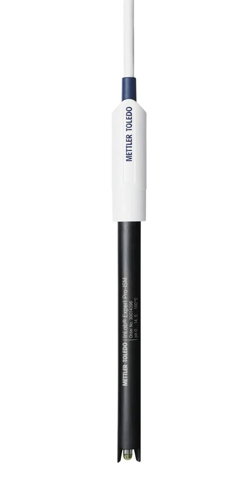 [9041508] pH electrode, Mettler-Toledo InLab Expert Pro-ISM, plastic, gel, NTC, BNC/RCA 1,2 m