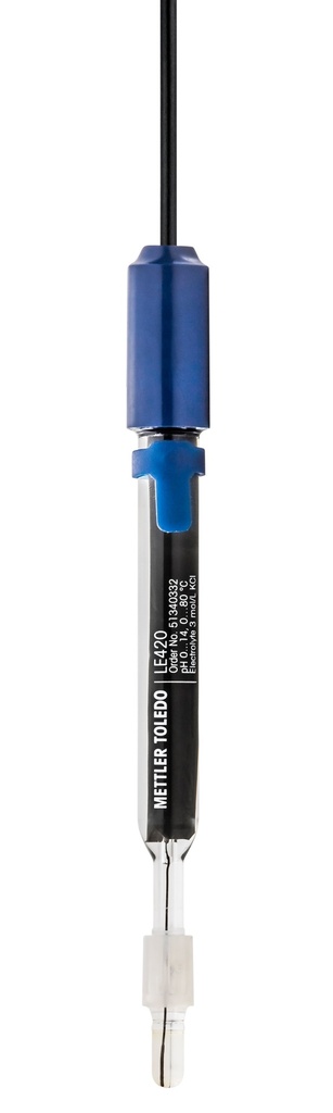 [9041622] pH electrode, Mettler-Toledo LE420, glass, w. sleeve, BNC 1 m