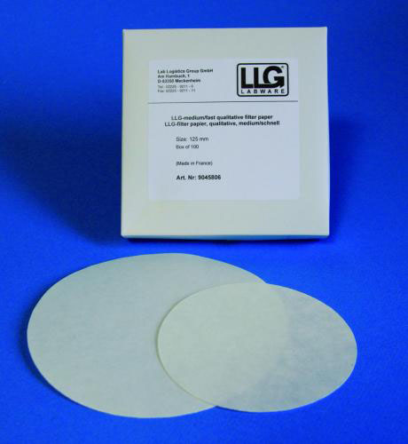[9045802] Filter circles, LLG, qualitative, medium-fast, Ø55 mm, 5-13 µm, 100 pcs