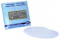 Filter circles, Macherey-Nagel MN 640 m, quantitative, medium, Ø125 mm, 4-12 µm, 100 pcs