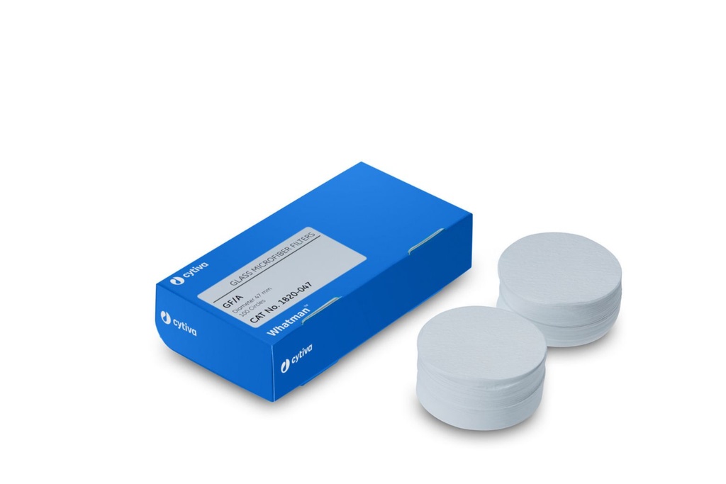 Filter circles, glass microfiber, Whatman, Grade GF/A, Ø90 mm, 1,6 µm, 100 pcs