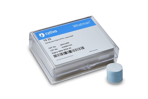 Membrane filter, Whatman TE Range (TE 36), PTFE, Ø50 mm, 0,45 µm, 50 pcs