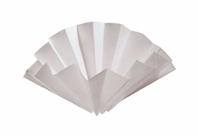 [9065109] Folded filter, Whatman, qualitative, Grade 1573 ½, Ø320 mm, 12-25 µm, 100 pcs
