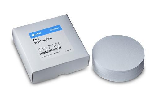 Filter circles, glass microfiber, Whatman, Grade GF 6, Ø70 mm, 1 µm, 100 pcs