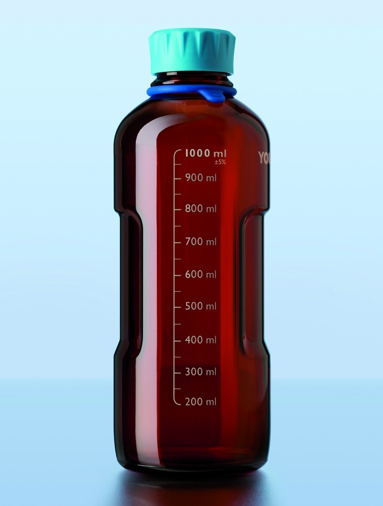 [9071675] DURAN® YOUTILITY bottle 1000 ml amber, grad, GL 45