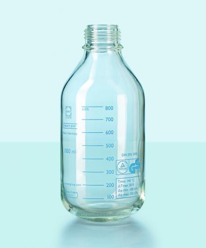 [9071707] Laboratory bottle 500 ml, clear Pressure Plus, GL45