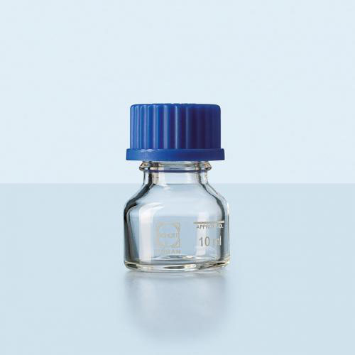 [9072184] Laboratory bottle GL 25, amber, with cap, 10 ml