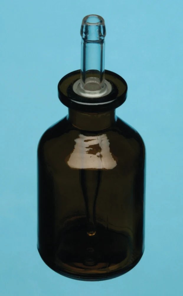 Dropping bottle 50ml amber NS pipette, boro 3.3