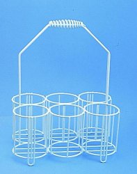 [9102232] Bottle carriers, PE-coated wir e, For bottles 12 x