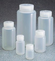Wide neck bottles,PP,with screw cap,cap. 500 ml