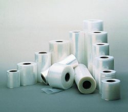 Plastic film 150x0,10 mm tubul ar, transparent in