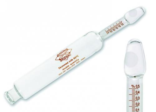 [9112566] Skim milk butyrometer "Siegfeld", 43.5ml ±0.5ml