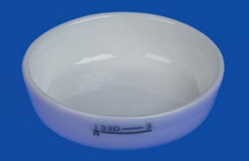 [9115041] Incinerating dish, porcelain, Ø42x11 mm, 10 ml
