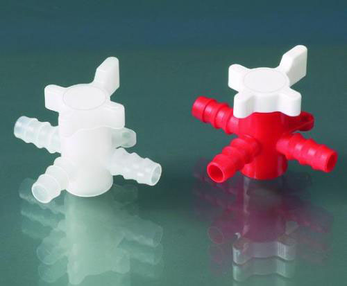 Three-way valves, Laboplast®, For tubing bore 11