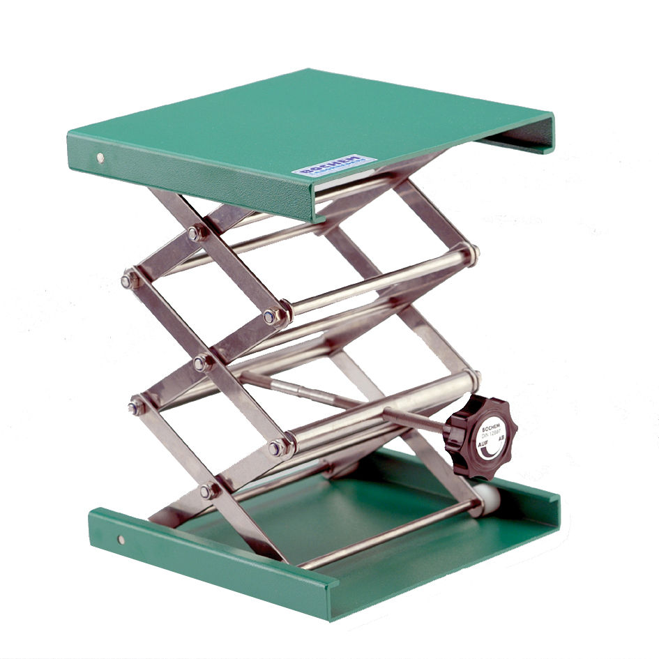 [9118947] Lab-Jack MAXI, 200 x 200 mm al uminium green, with