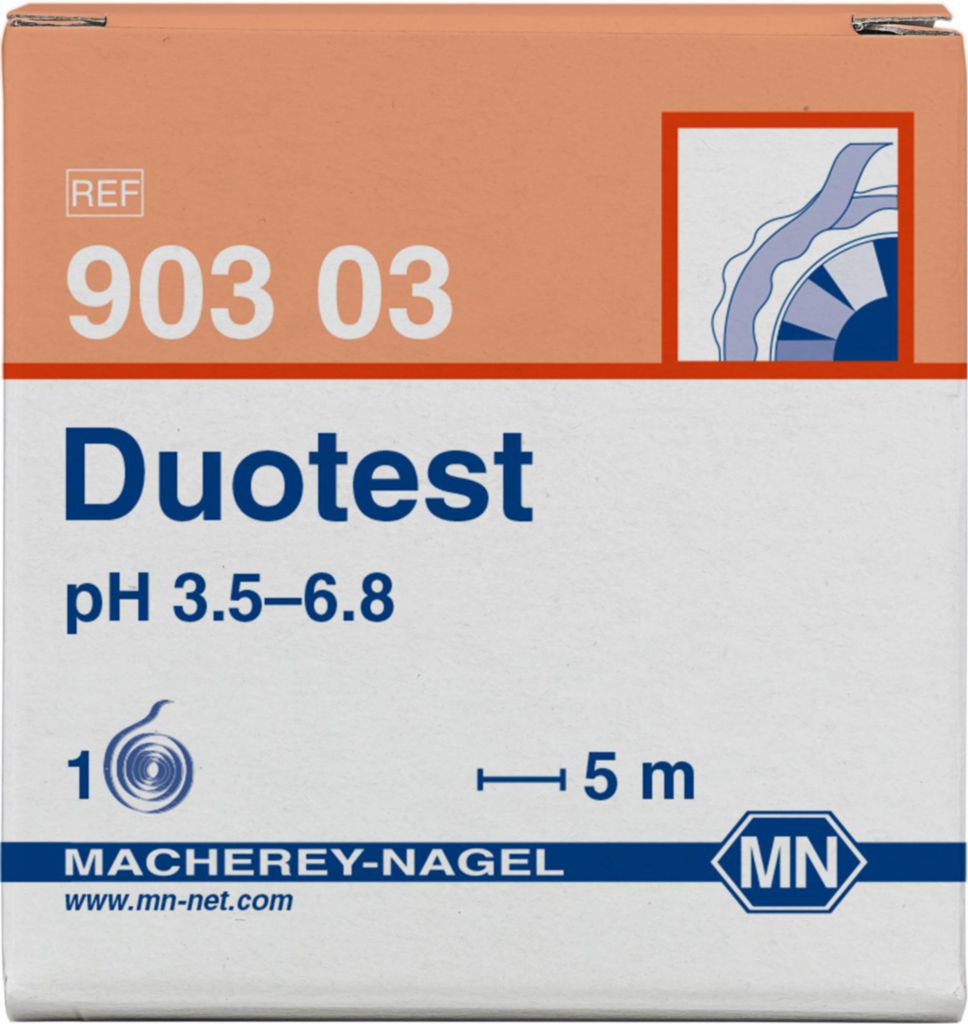 [9130359] pH indicator paper, Macherey-Nagel Duotest, pH 3,5 - 6,8, 5 m