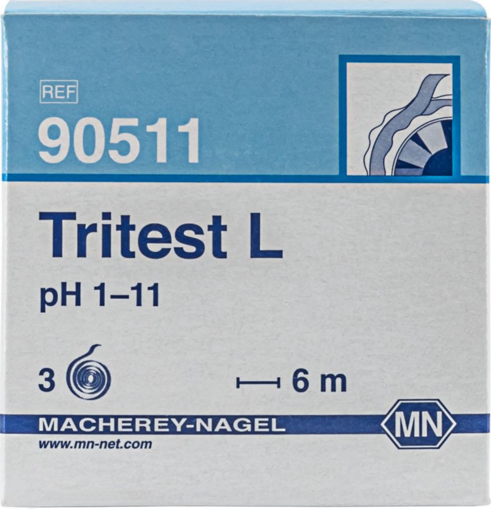 [9130361] pH indicator paper, Macherey-Nagel Tritest L, refill, pH 1 - 11, 3 rolls of 6 m