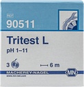 pH indicator paper, Macherey-Nagel Tritest L, refill, pH 1 - 11, 3 rolls of 6 m