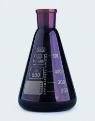 [9140401] Erlenmeyer flask 1000ml, amber glass NS 29/32