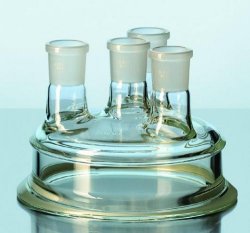 [9142251] Flat flange lids, DN 120 4 necks, NS 29/32