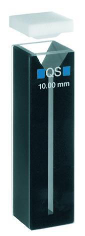 Micro cuvettes with lid 10mm p ath length, 2mm int
