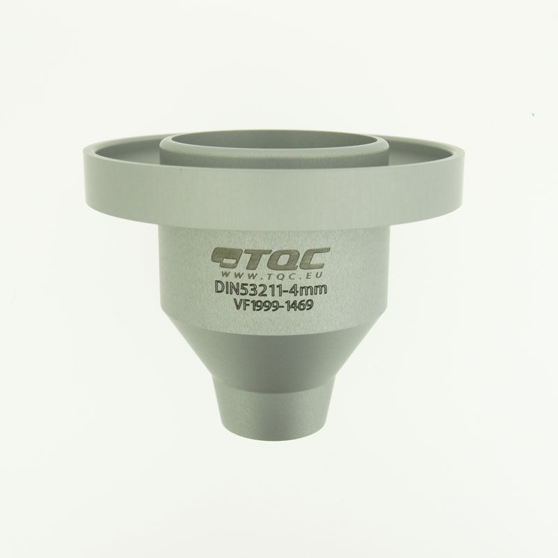 Flow cups, fixed nozzle, Type Flow cups