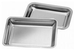 [9150722] Instrument trays, 18/10 steel, 170x110x20 mm