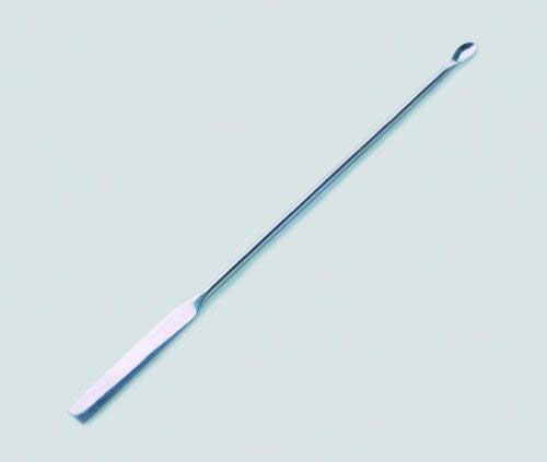 Micro spoon spatula, 150 mm, 18/10 steel