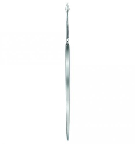 Dissecting needle,metal handle,lancet shape, 140mm