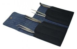 LLG-Forceps assortment, 4-parts, cr-ni steel
