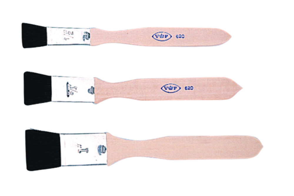 Hair brushes, broad, Width 25. 4 mm, Wall thicknes